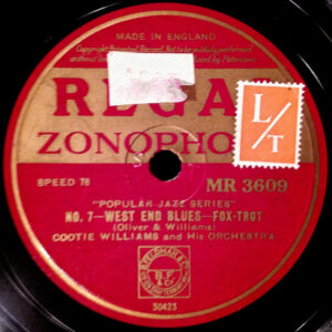 Cootie Williams And His Orchestra – West End Blues / G-Men (Shellac 10" 78 RPM, 1942)