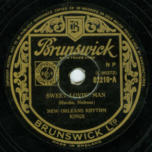 New Orleans Rhythm Kings – Sweet Lovin' Man / London Blues (Shellac 10" 78 RPM Repress, 1947)