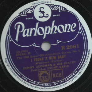 Benny Goodman Sextet – I Found A New Baby / As Long As I Live (Shellac 10" 78 RPM)