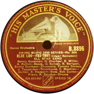 All Star Band – Blue Lou / The Blues (Shellac 10" 78 RPM Repress, 1948)